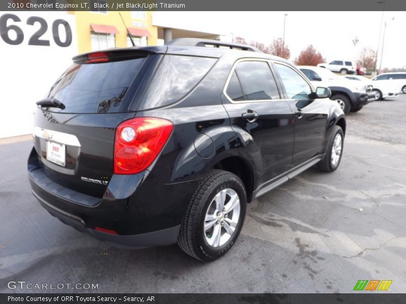 Black / Jet Black/Light Titanium 2010 Chevrolet Equinox LT