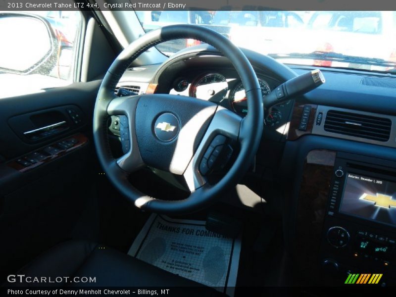 Crystal Red Tintcoat / Ebony 2013 Chevrolet Tahoe LTZ 4x4