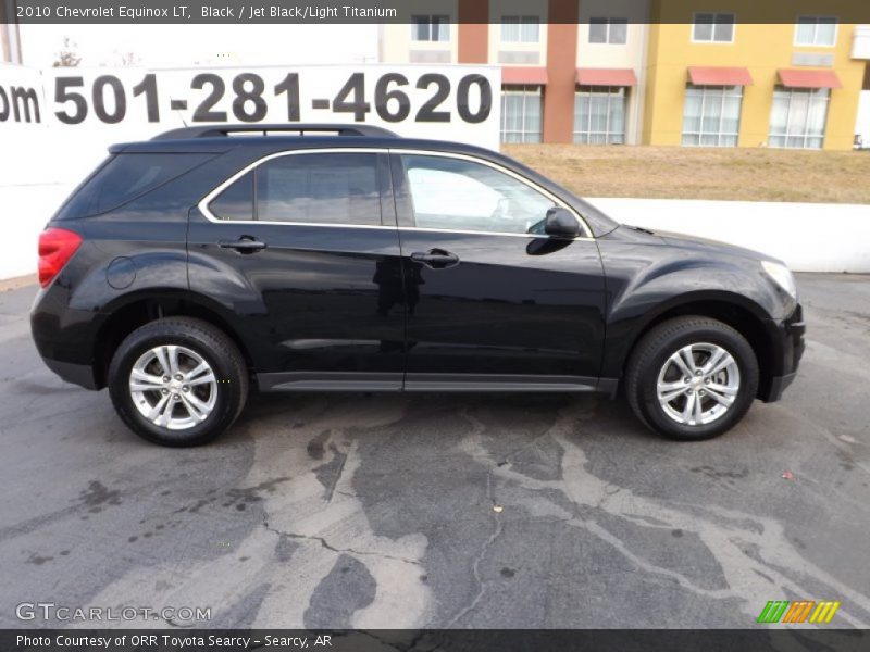 Black / Jet Black/Light Titanium 2010 Chevrolet Equinox LT