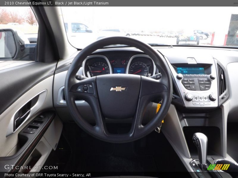 Black / Jet Black/Light Titanium 2010 Chevrolet Equinox LT