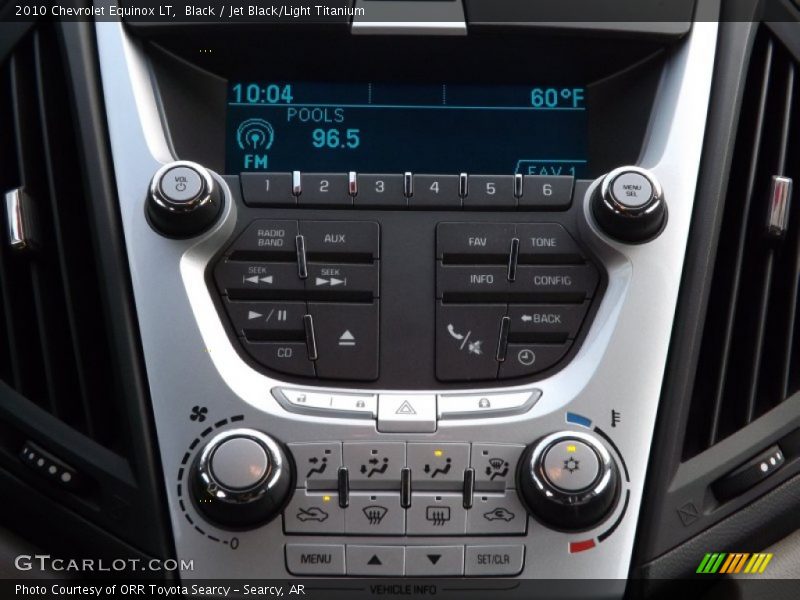 Black / Jet Black/Light Titanium 2010 Chevrolet Equinox LT