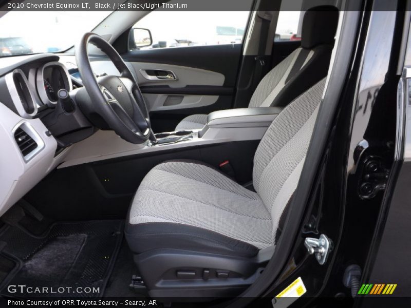 Black / Jet Black/Light Titanium 2010 Chevrolet Equinox LT