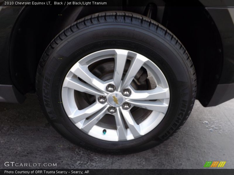 Black / Jet Black/Light Titanium 2010 Chevrolet Equinox LT