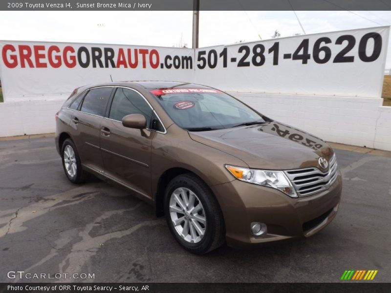Sunset Bronze Mica / Ivory 2009 Toyota Venza I4