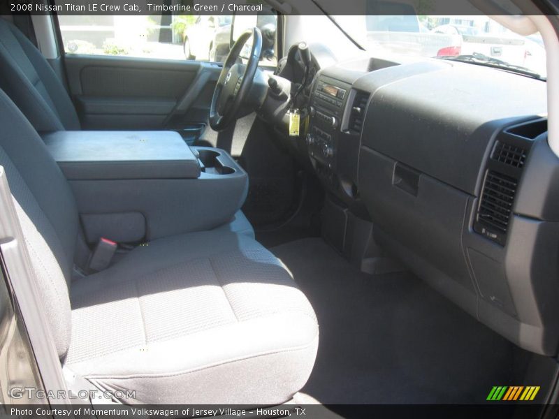 Timberline Green / Charcoal 2008 Nissan Titan LE Crew Cab