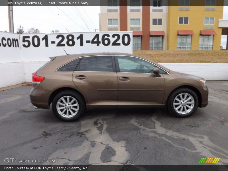 Sunset Bronze Mica / Ivory 2009 Toyota Venza I4