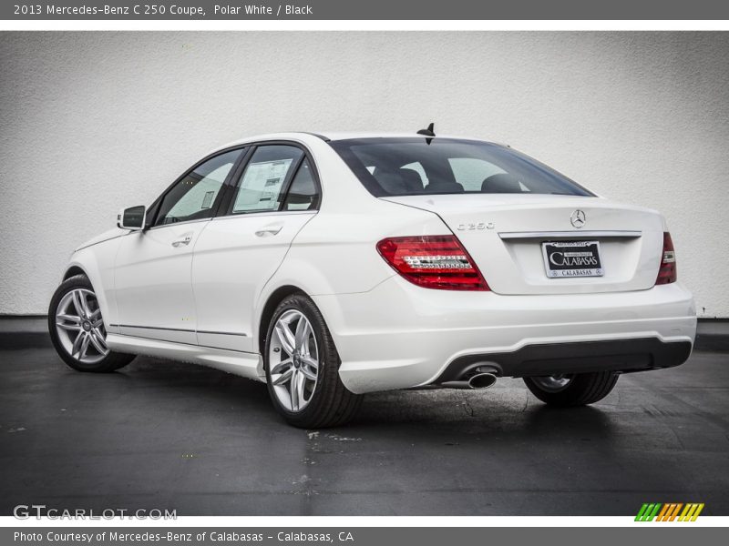 Polar White / Black 2013 Mercedes-Benz C 250 Coupe