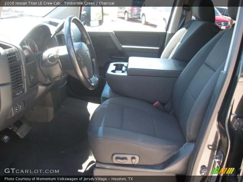 Timberline Green / Charcoal 2008 Nissan Titan LE Crew Cab