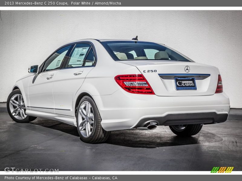 Polar White / Almond/Mocha 2013 Mercedes-Benz C 250 Coupe