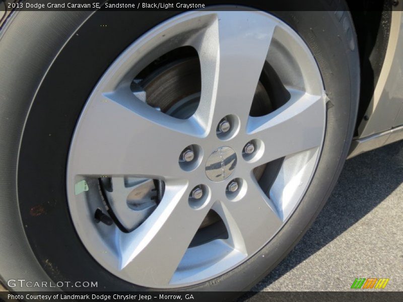 Sandstone / Black/Light Graystone 2013 Dodge Grand Caravan SE