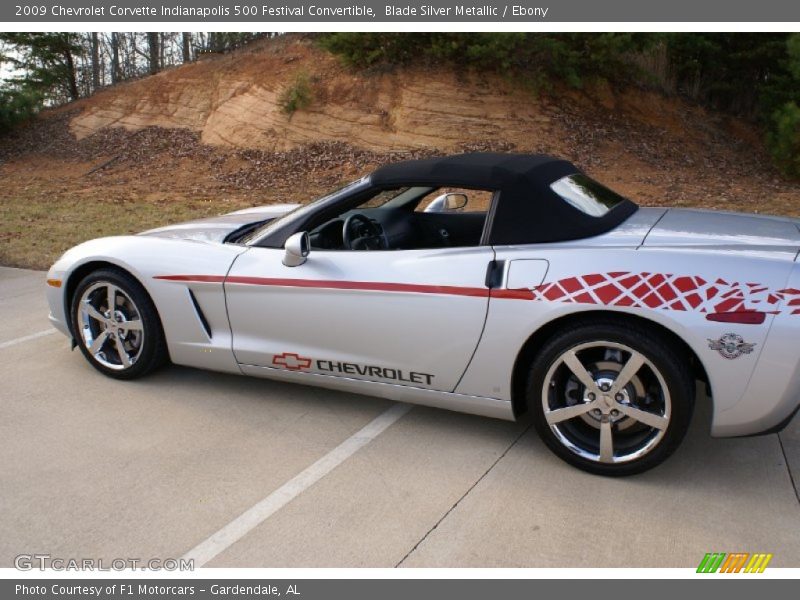 Blade Silver Metallic / Ebony 2009 Chevrolet Corvette Indianapolis 500 Festival Convertible