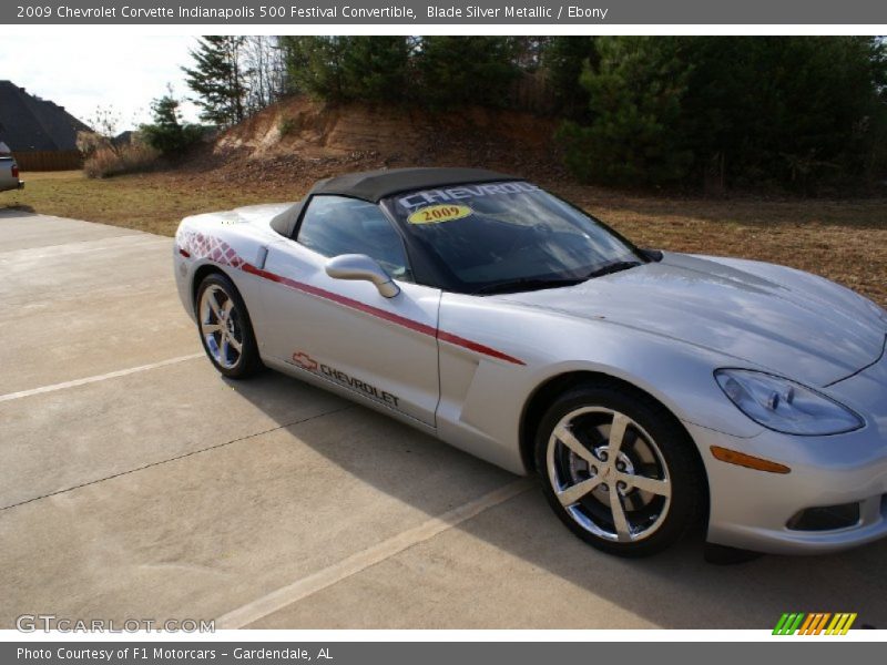 Blade Silver Metallic / Ebony 2009 Chevrolet Corvette Indianapolis 500 Festival Convertible
