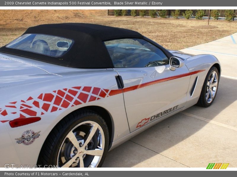 Blade Silver Metallic / Ebony 2009 Chevrolet Corvette Indianapolis 500 Festival Convertible