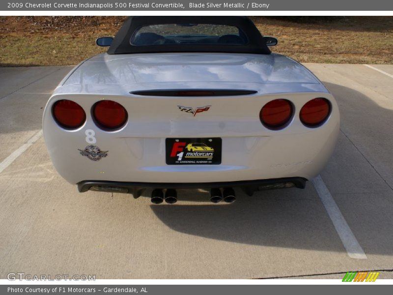 Blade Silver Metallic / Ebony 2009 Chevrolet Corvette Indianapolis 500 Festival Convertible