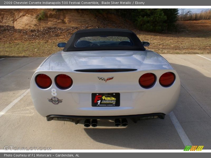 Blade Silver Metallic / Ebony 2009 Chevrolet Corvette Indianapolis 500 Festival Convertible