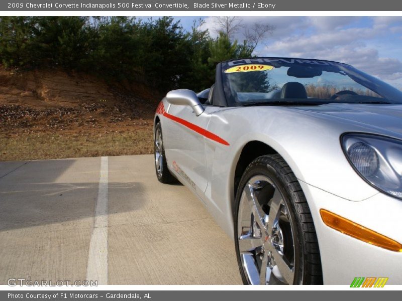 Blade Silver Metallic / Ebony 2009 Chevrolet Corvette Indianapolis 500 Festival Convertible