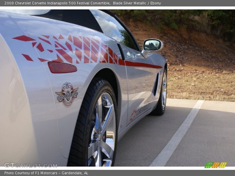 Blade Silver Metallic / Ebony 2009 Chevrolet Corvette Indianapolis 500 Festival Convertible