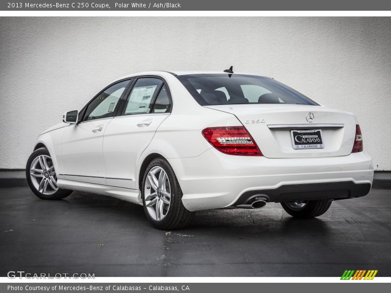 Polar White / Ash/Black 2013 Mercedes-Benz C 250 Coupe