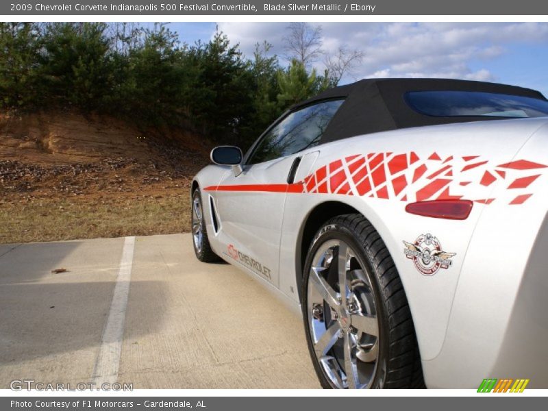 Blade Silver Metallic / Ebony 2009 Chevrolet Corvette Indianapolis 500 Festival Convertible