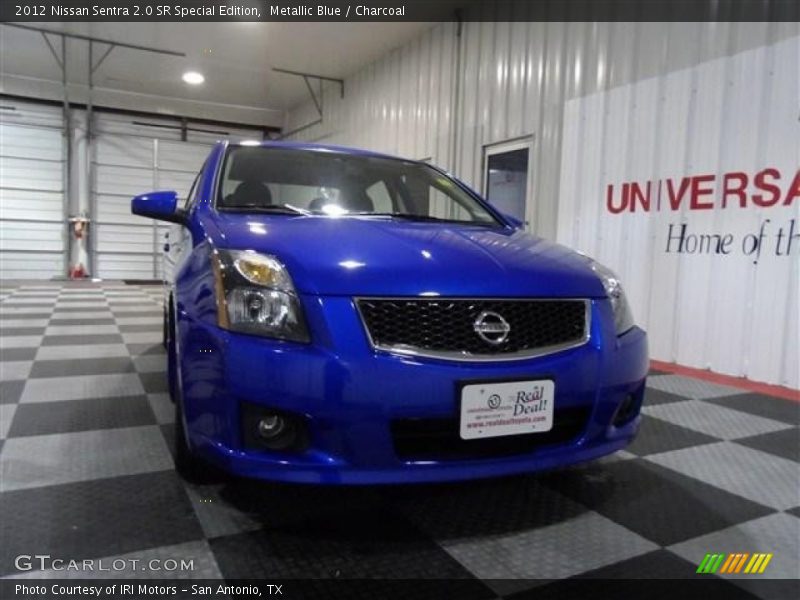 Metallic Blue / Charcoal 2012 Nissan Sentra 2.0 SR Special Edition