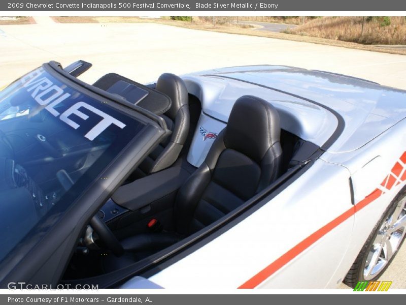 Blade Silver Metallic / Ebony 2009 Chevrolet Corvette Indianapolis 500 Festival Convertible