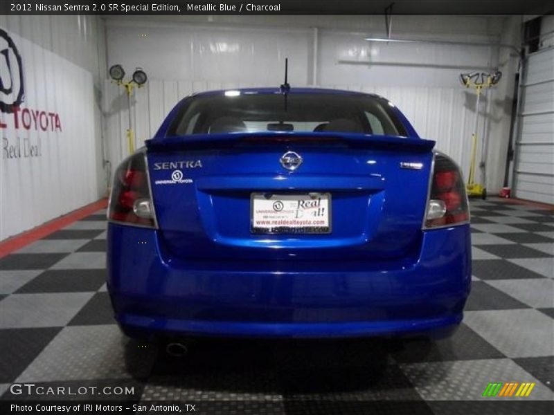 Metallic Blue / Charcoal 2012 Nissan Sentra 2.0 SR Special Edition