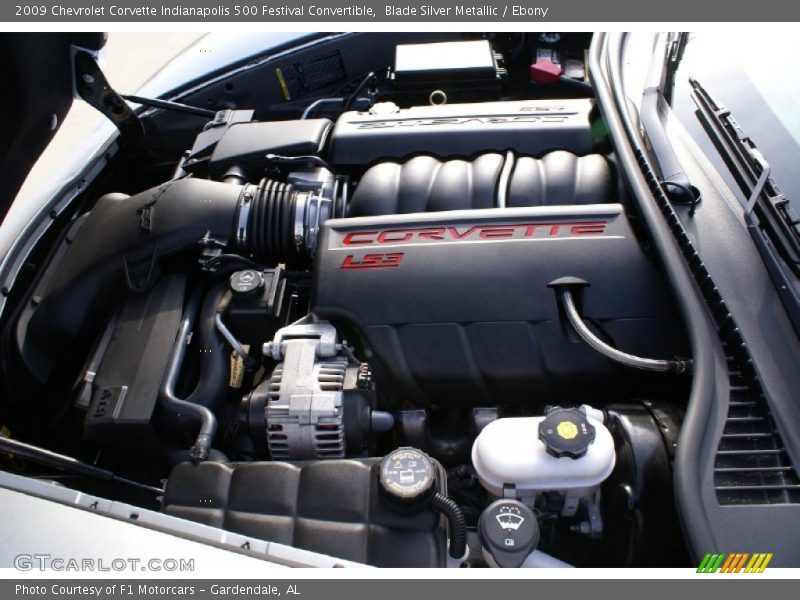  2009 Corvette Indianapolis 500 Festival Convertible Engine - 6.2 Liter OHV 16-Valve LS3 V8