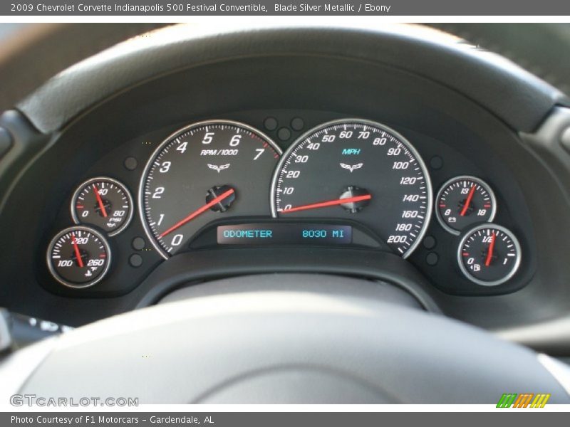  2009 Corvette Indianapolis 500 Festival Convertible Indianapolis 500 Festival Convertible Gauges