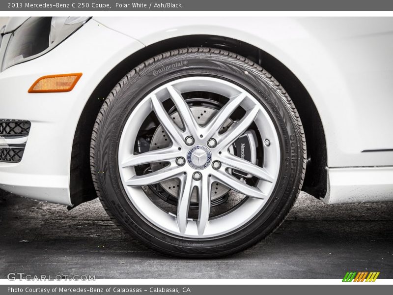 Polar White / Ash/Black 2013 Mercedes-Benz C 250 Coupe