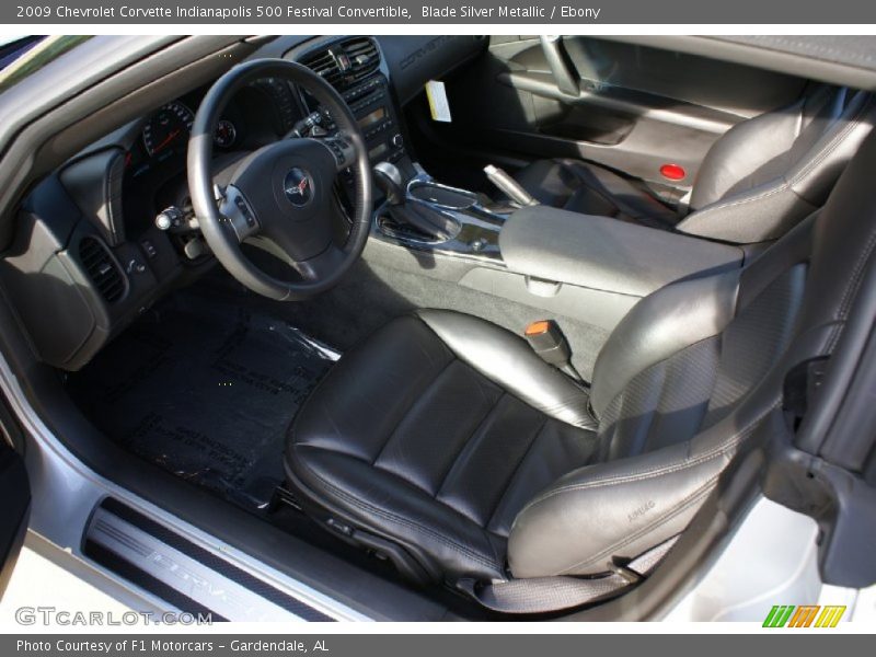 Front Seat of 2009 Corvette Indianapolis 500 Festival Convertible