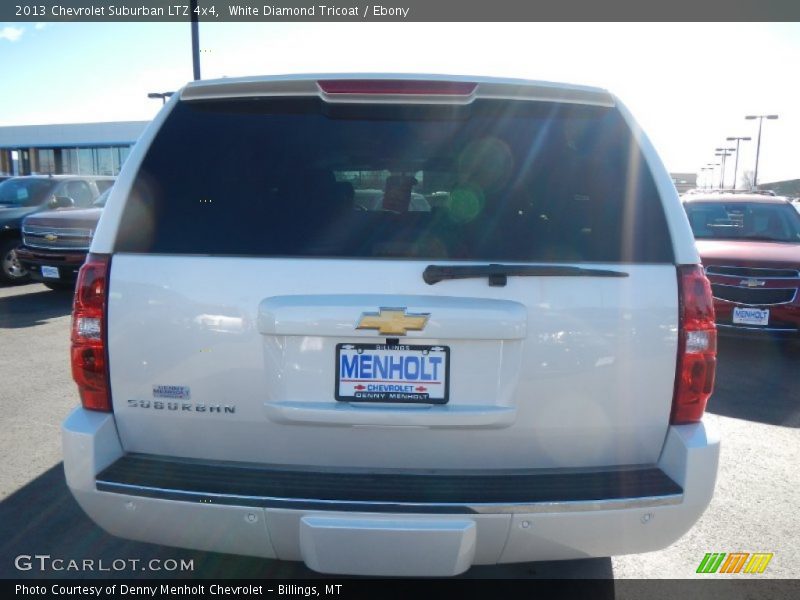 White Diamond Tricoat / Ebony 2013 Chevrolet Suburban LTZ 4x4