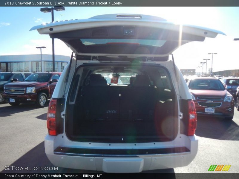 White Diamond Tricoat / Ebony 2013 Chevrolet Suburban LTZ 4x4