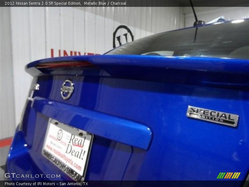 Metallic Blue / Charcoal 2012 Nissan Sentra 2.0 SR Special Edition