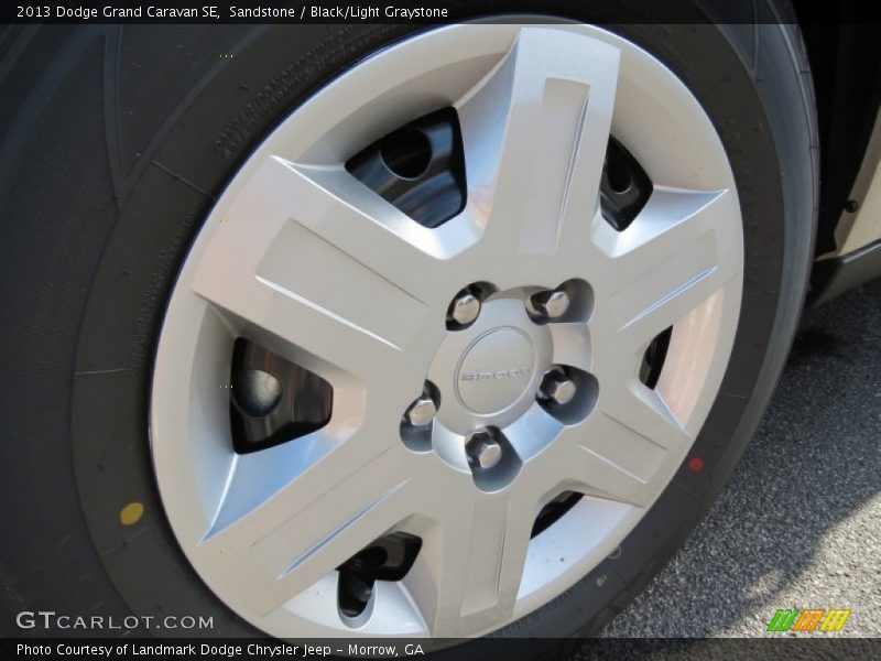 Sandstone / Black/Light Graystone 2013 Dodge Grand Caravan SE