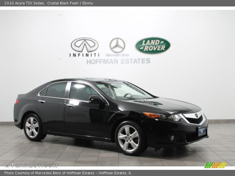 Crystal Black Pearl / Ebony 2010 Acura TSX Sedan