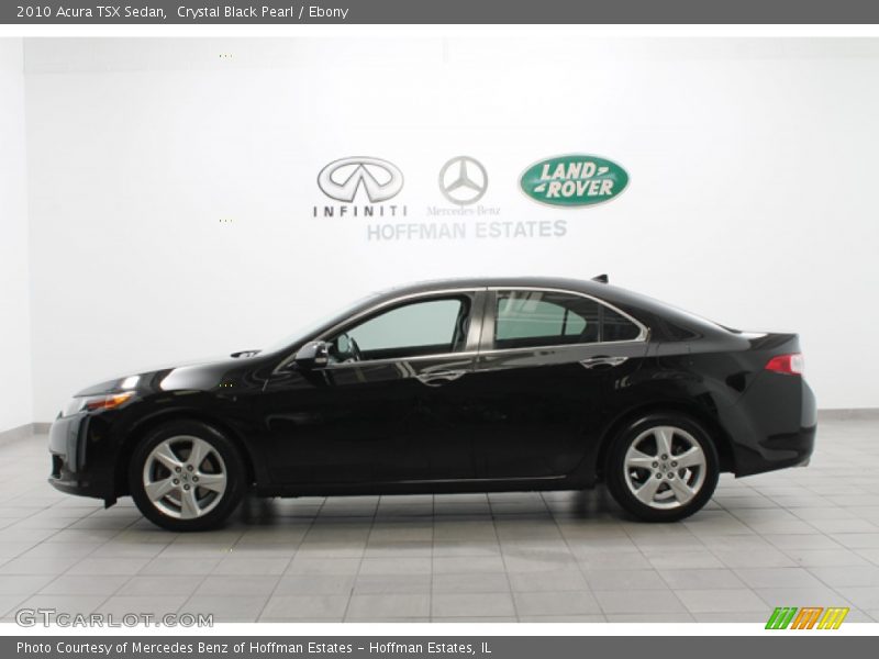Crystal Black Pearl / Ebony 2010 Acura TSX Sedan