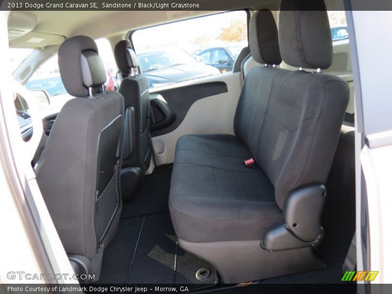 Sandstone / Black/Light Graystone 2013 Dodge Grand Caravan SE
