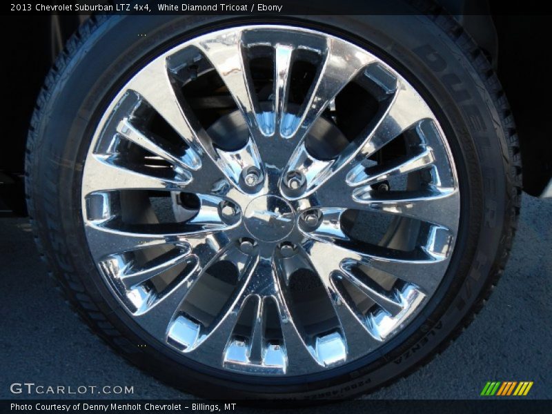 White Diamond Tricoat / Ebony 2013 Chevrolet Suburban LTZ 4x4