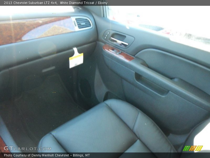 White Diamond Tricoat / Ebony 2013 Chevrolet Suburban LTZ 4x4