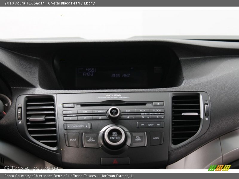 Crystal Black Pearl / Ebony 2010 Acura TSX Sedan