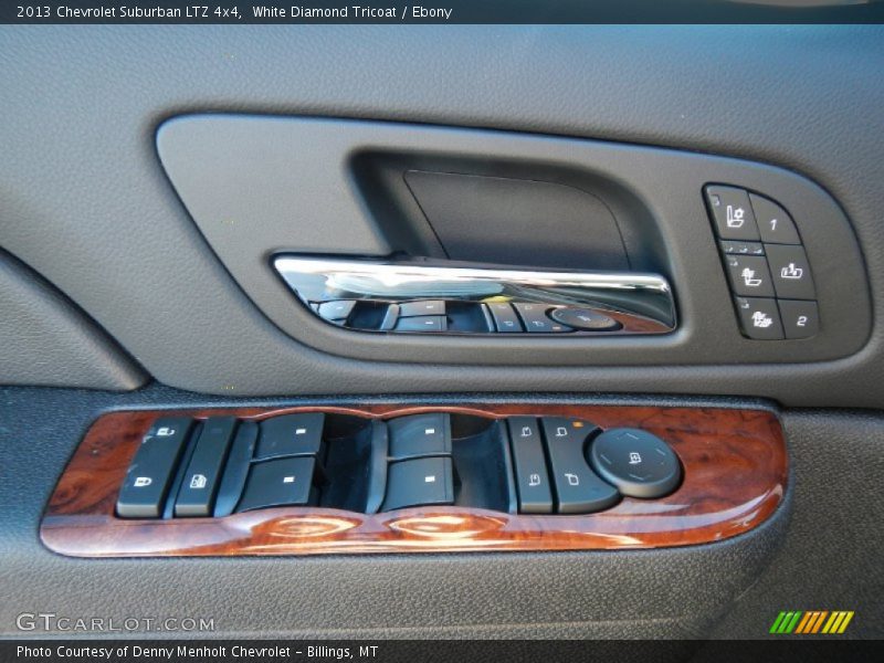 White Diamond Tricoat / Ebony 2013 Chevrolet Suburban LTZ 4x4