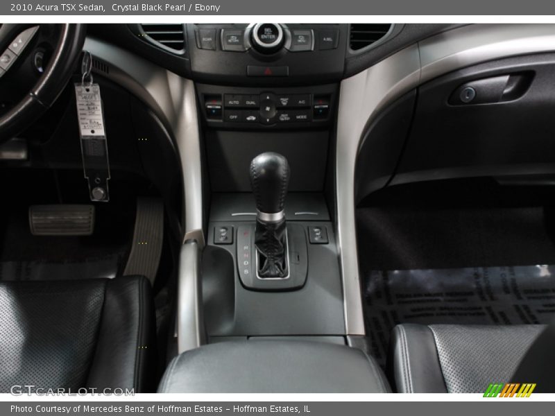 Crystal Black Pearl / Ebony 2010 Acura TSX Sedan