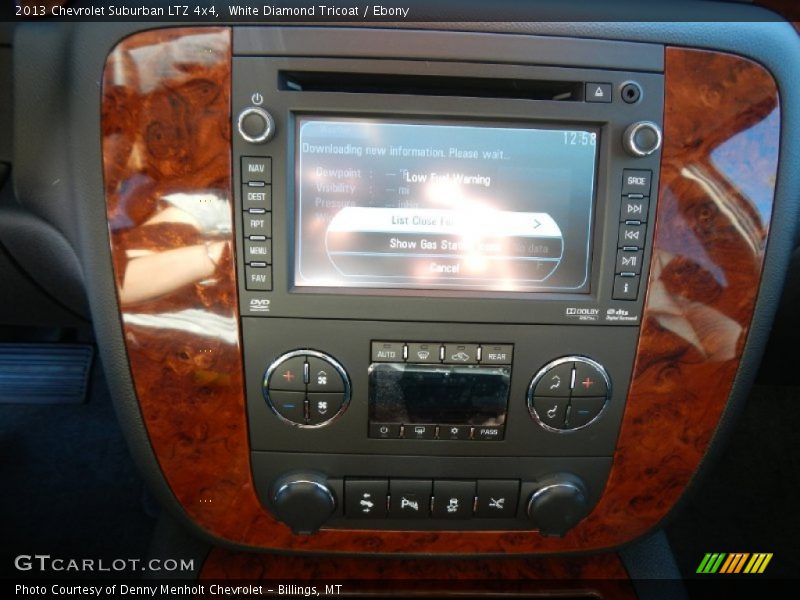 White Diamond Tricoat / Ebony 2013 Chevrolet Suburban LTZ 4x4