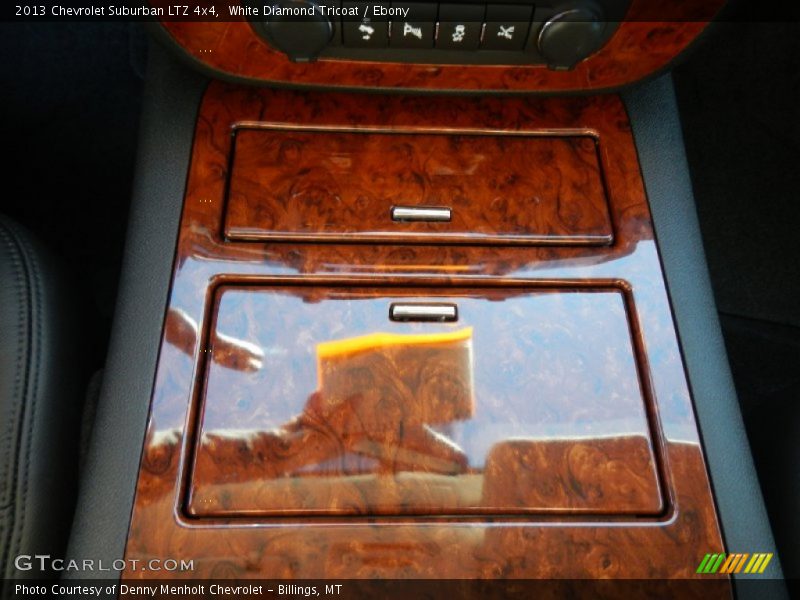 White Diamond Tricoat / Ebony 2013 Chevrolet Suburban LTZ 4x4