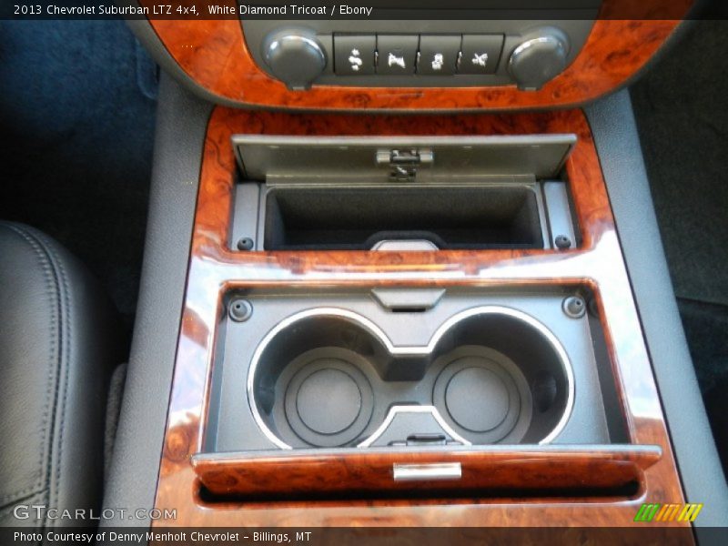 White Diamond Tricoat / Ebony 2013 Chevrolet Suburban LTZ 4x4