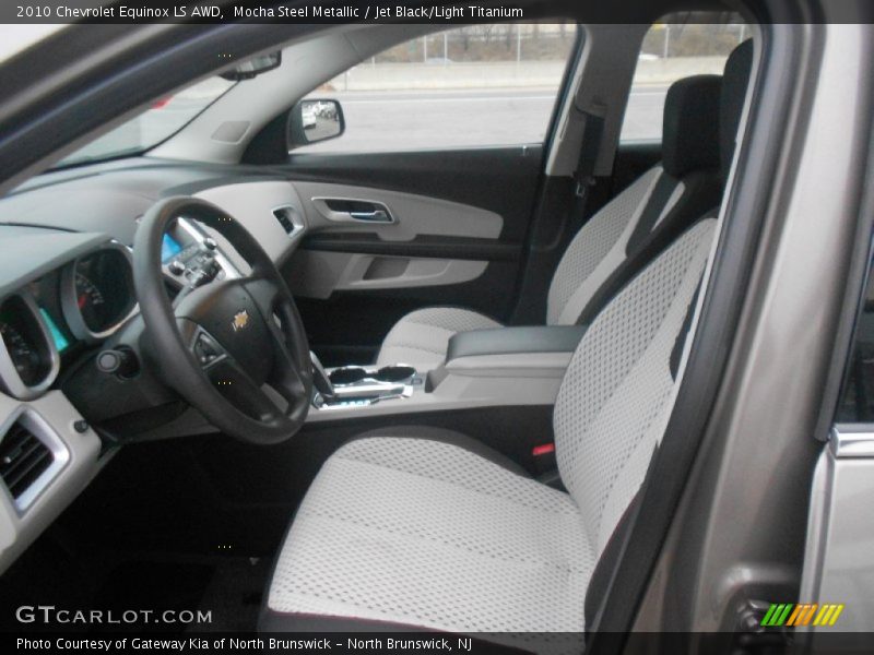 Mocha Steel Metallic / Jet Black/Light Titanium 2010 Chevrolet Equinox LS AWD
