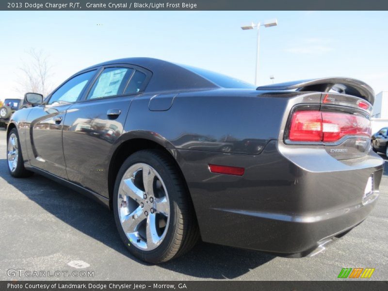 Granite Crystal / Black/Light Frost Beige 2013 Dodge Charger R/T