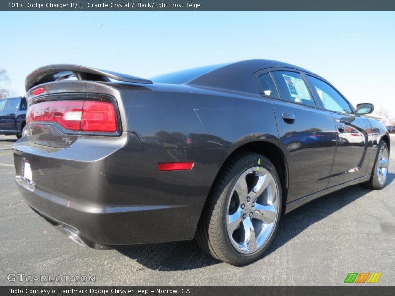 Granite Crystal / Black/Light Frost Beige 2013 Dodge Charger R/T