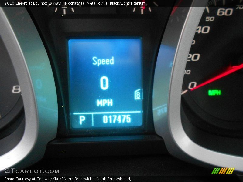 Mocha Steel Metallic / Jet Black/Light Titanium 2010 Chevrolet Equinox LS AWD