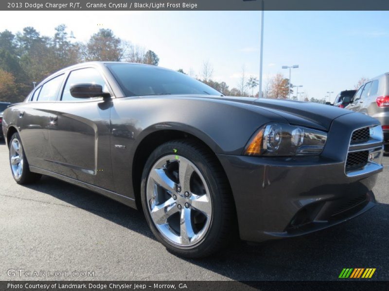 Granite Crystal / Black/Light Frost Beige 2013 Dodge Charger R/T